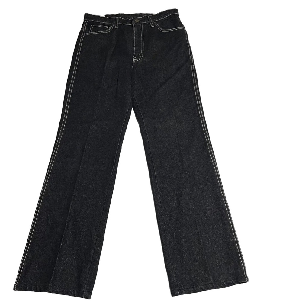 Vintage Cowden Western Jeans In Black. Made in USA Size: 30